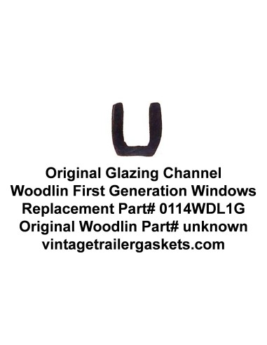 Woodlin Glazing Seal for First Generation Vintage Woodlin Windows
