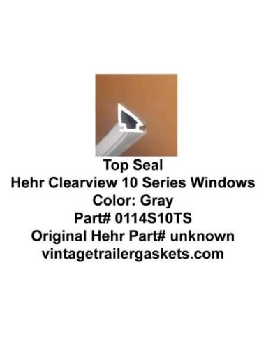 Hehr Clearview 10, 1009, Side and Bottom Seal for Vintage Hehr Awning Windows